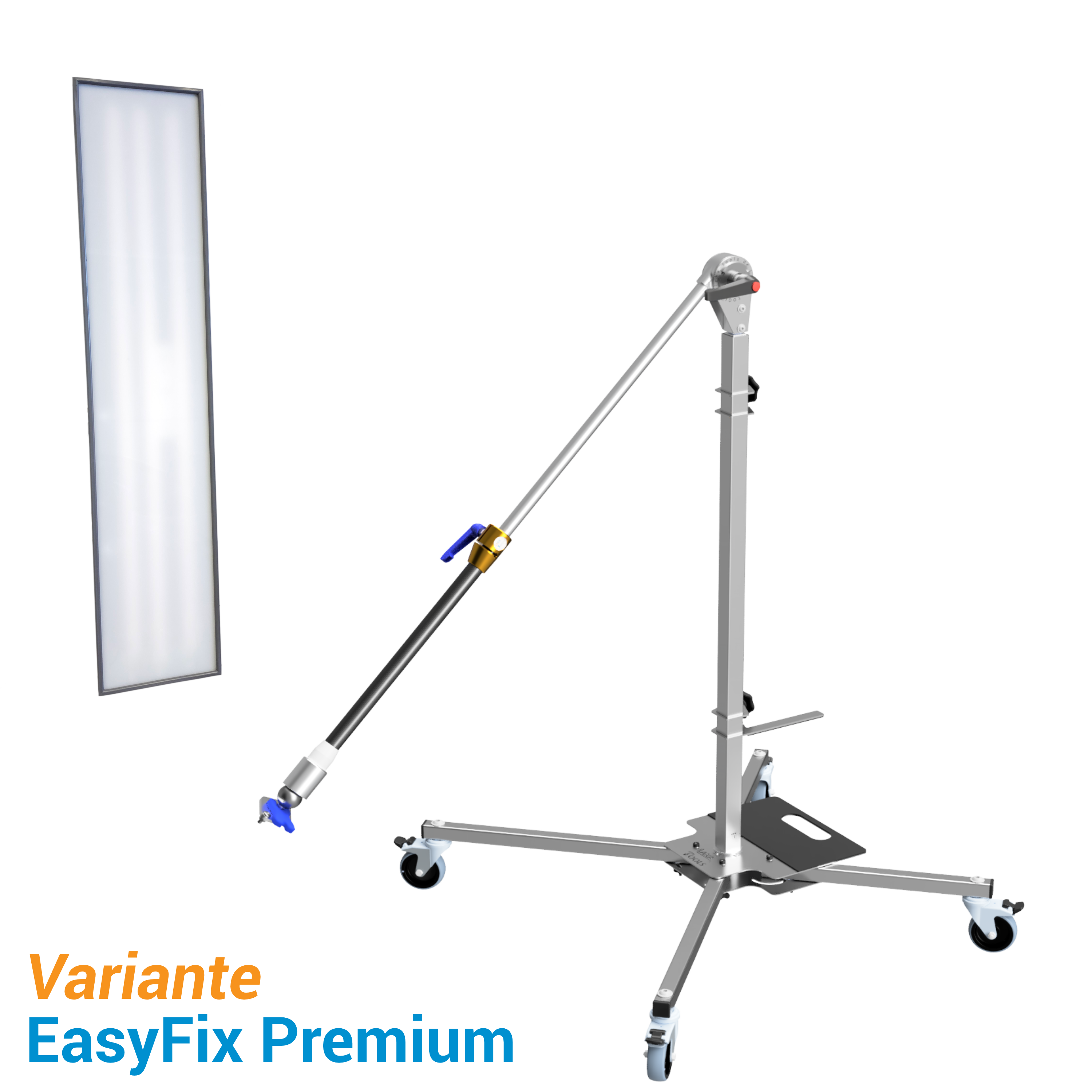 LAKA LED Ausbeullampe Classic L inkl. X-Stativ klappbar