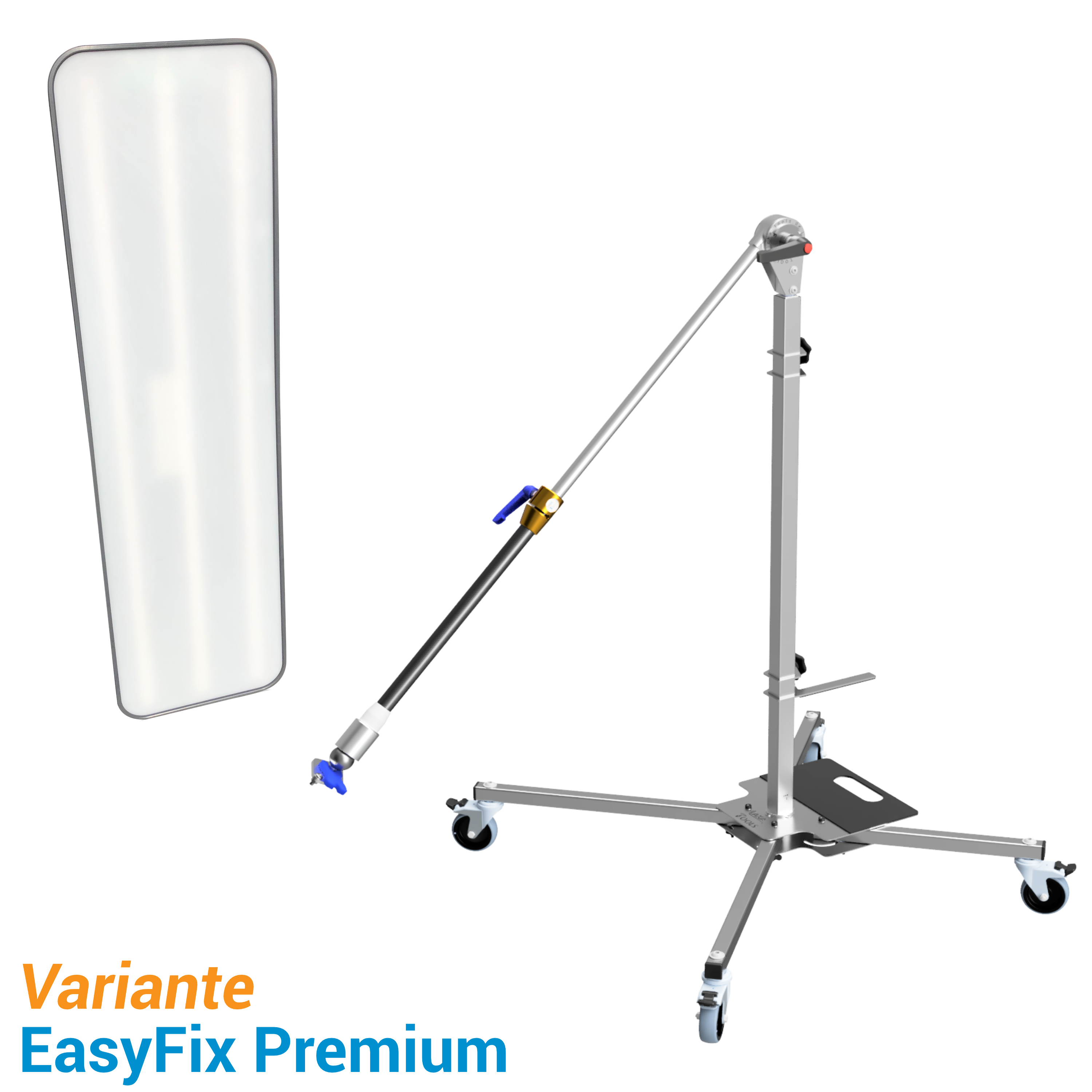 LAKA LED Ausbeullampe Classic XL inkl. X-Stativ klappbar