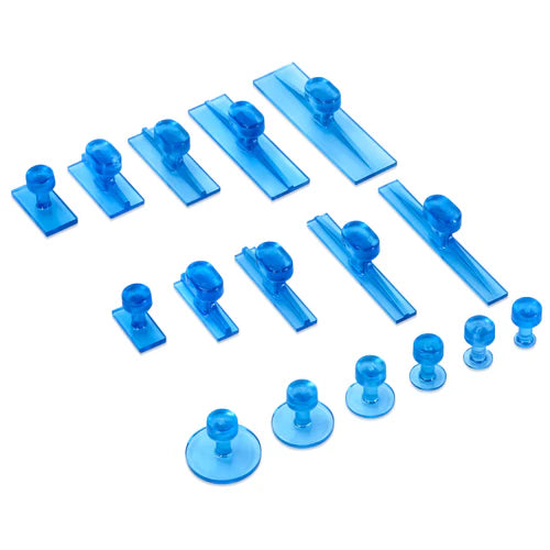Blackplague Klebeadapter blau (ice) Mix-Pack (16 Stück)
