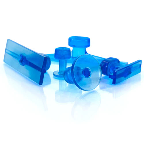 Blackplague Klebeadapter blau (ice) Mix-Pack (16 Stück)