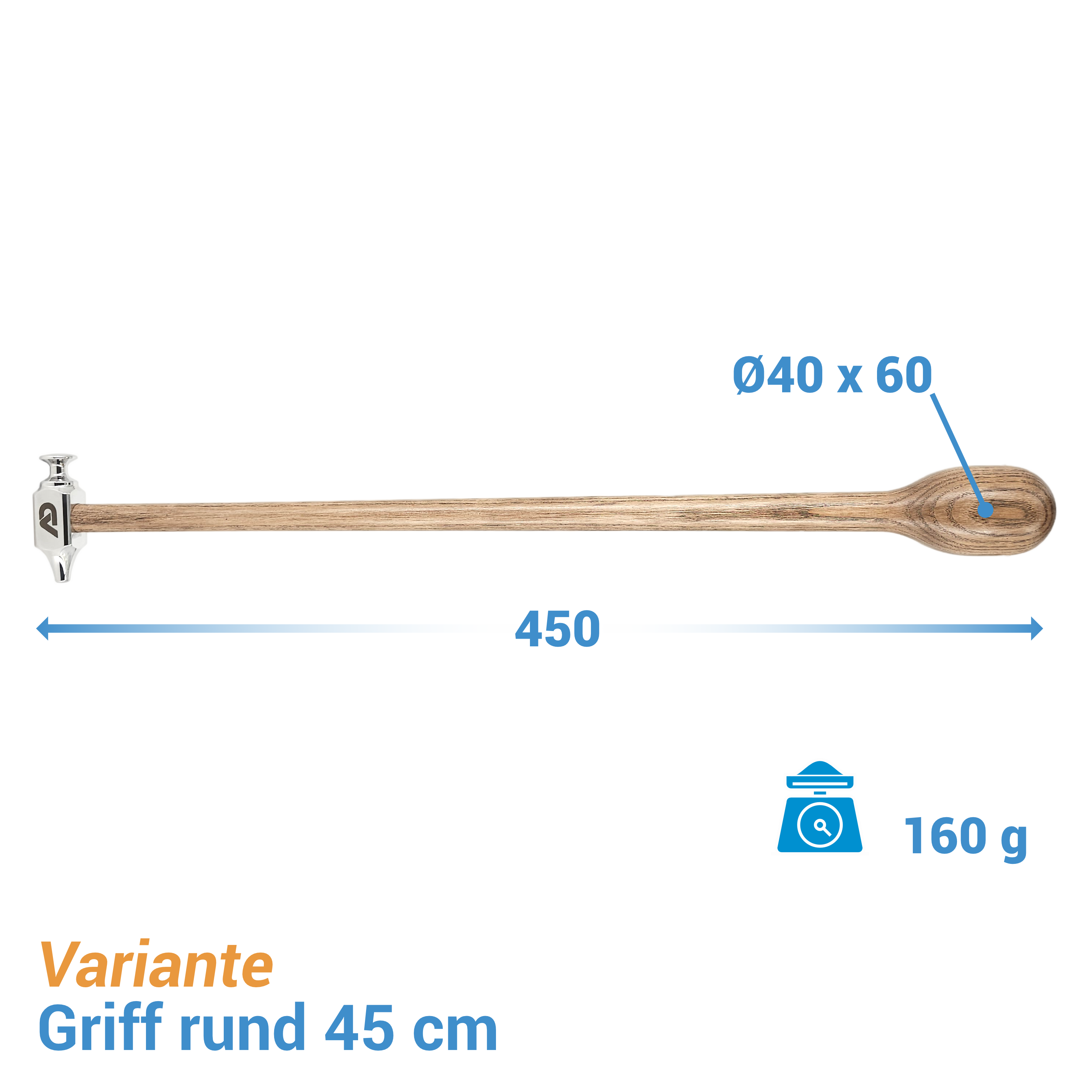 Martillo para abolladuras Premium (Mezcla)