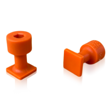Adhesive adapter orange 12x12mm