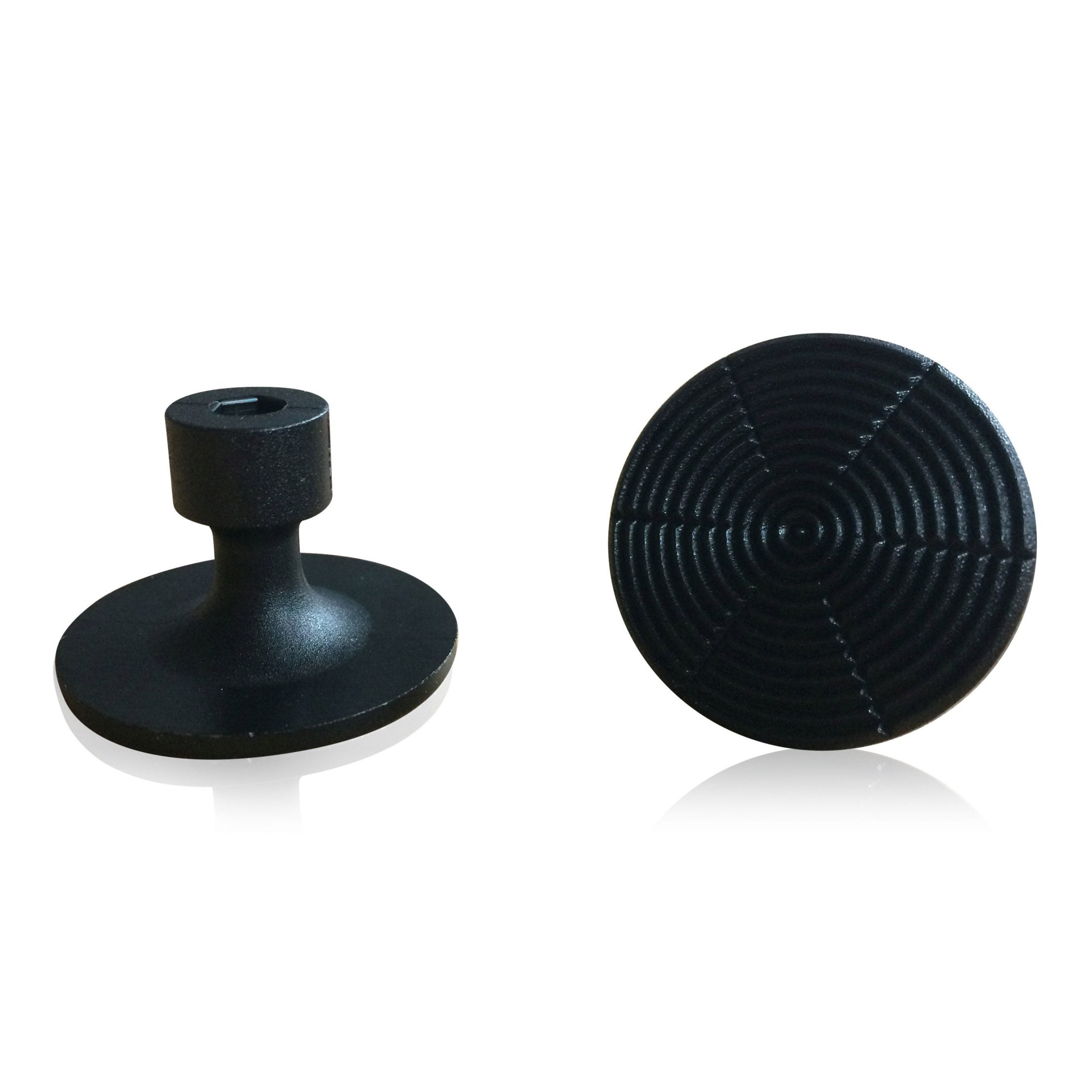 Adhesive adapter black Ø32mm