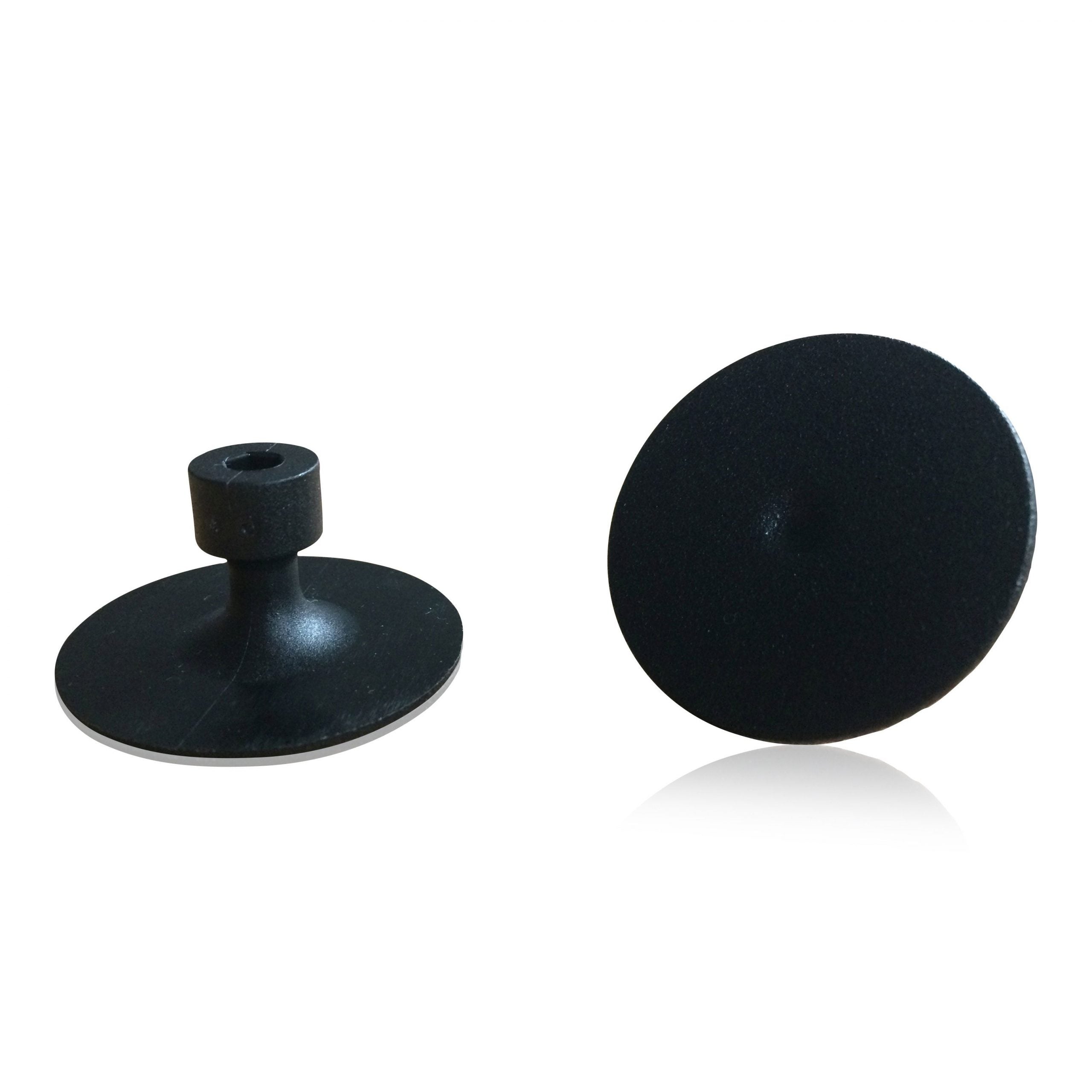 Adhesive adapter black Ø40mm