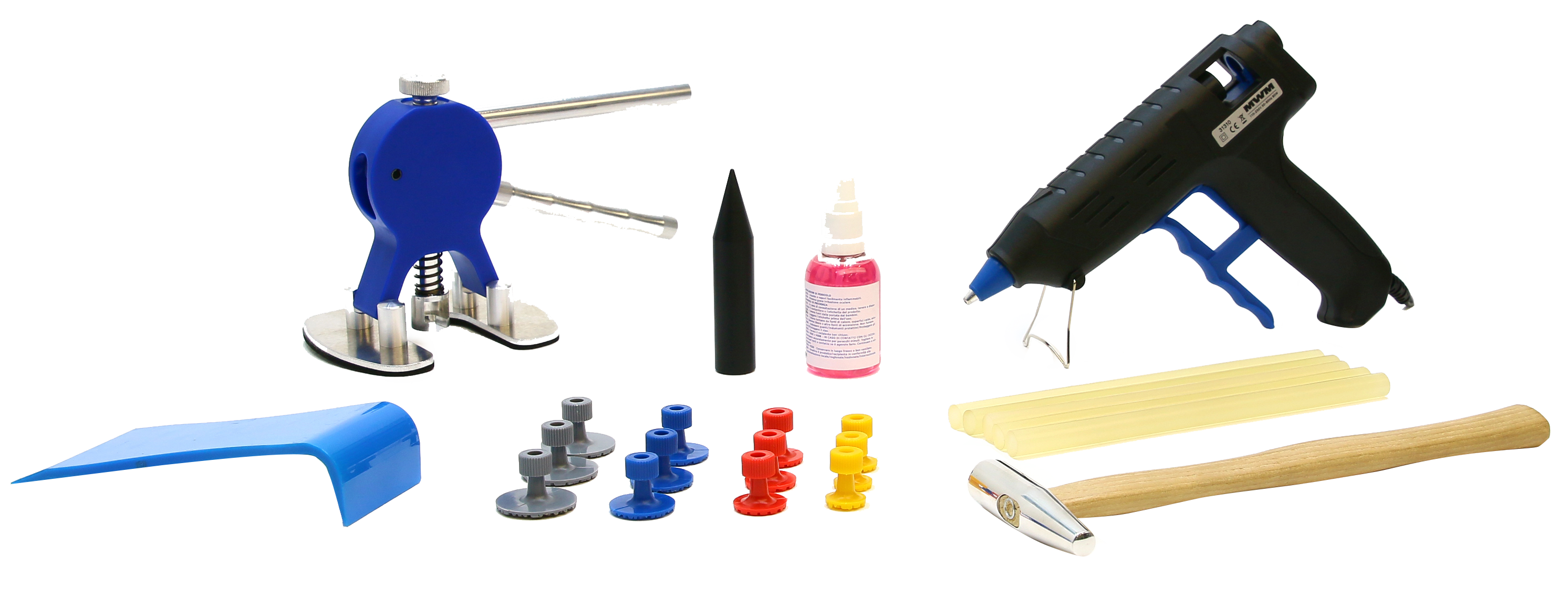 Set di valigie per tecniche di incollaggio