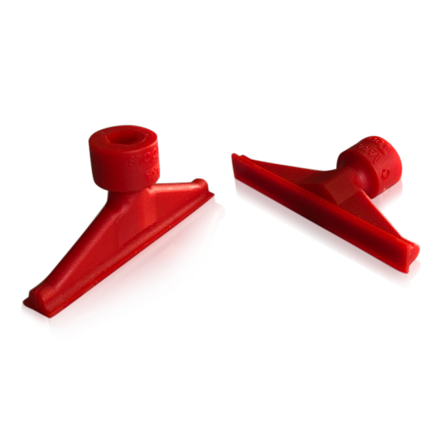 Adaptador de pegamento rojo 50x6,5mm