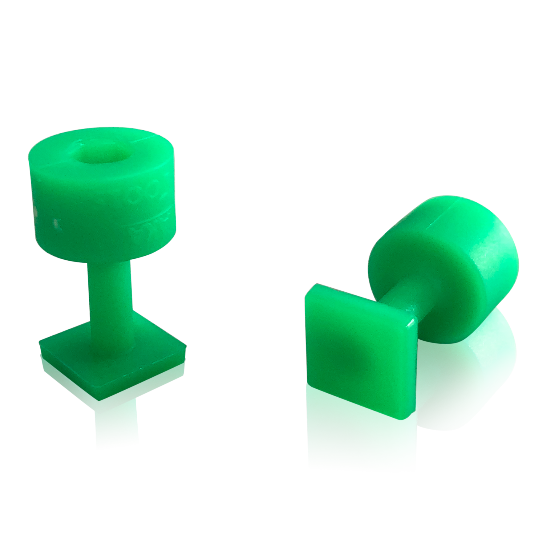 Adaptador de pegamento verde 10x10mm (centro de muerte)