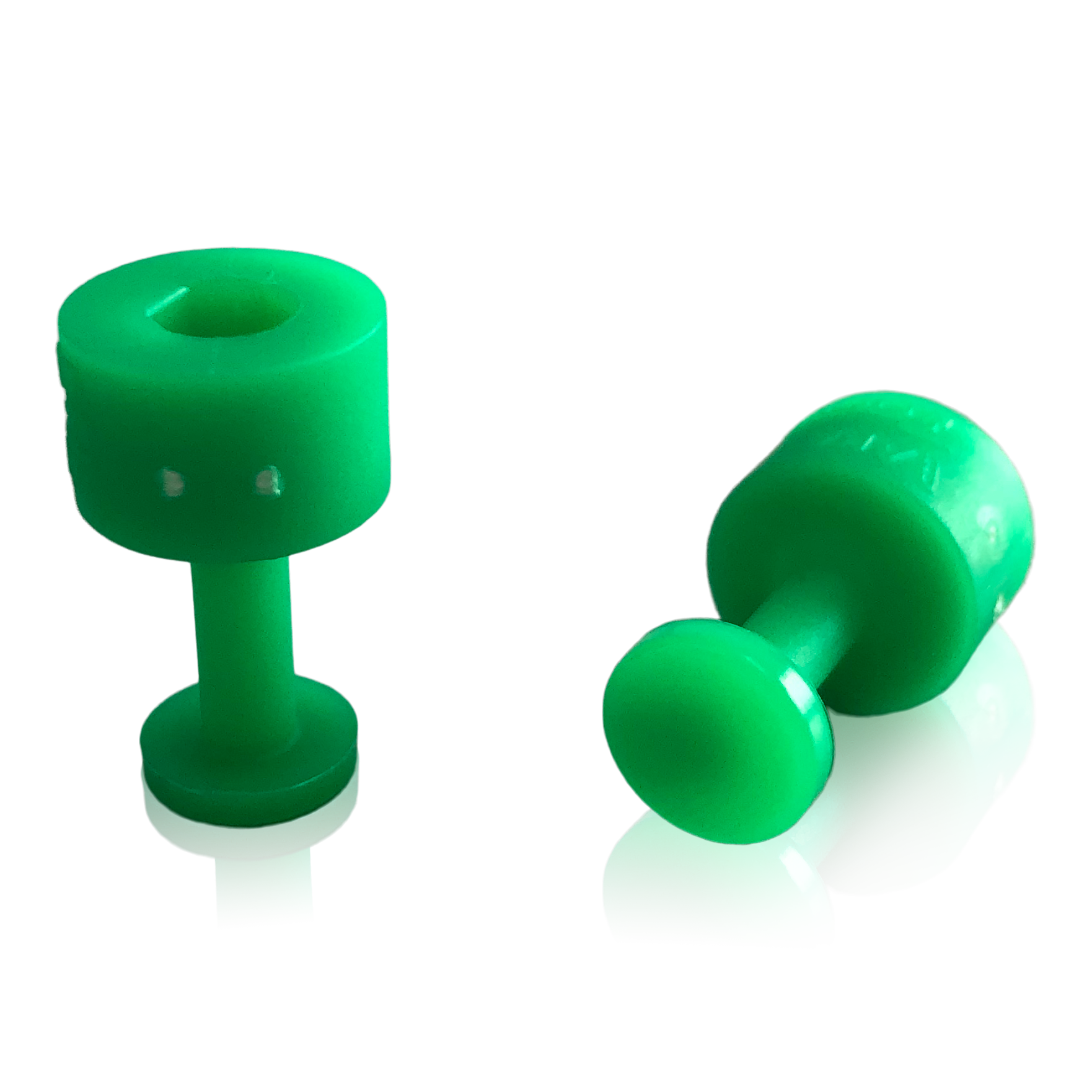 Adaptador de pegamento verde Ø9mm (centro de muerte)