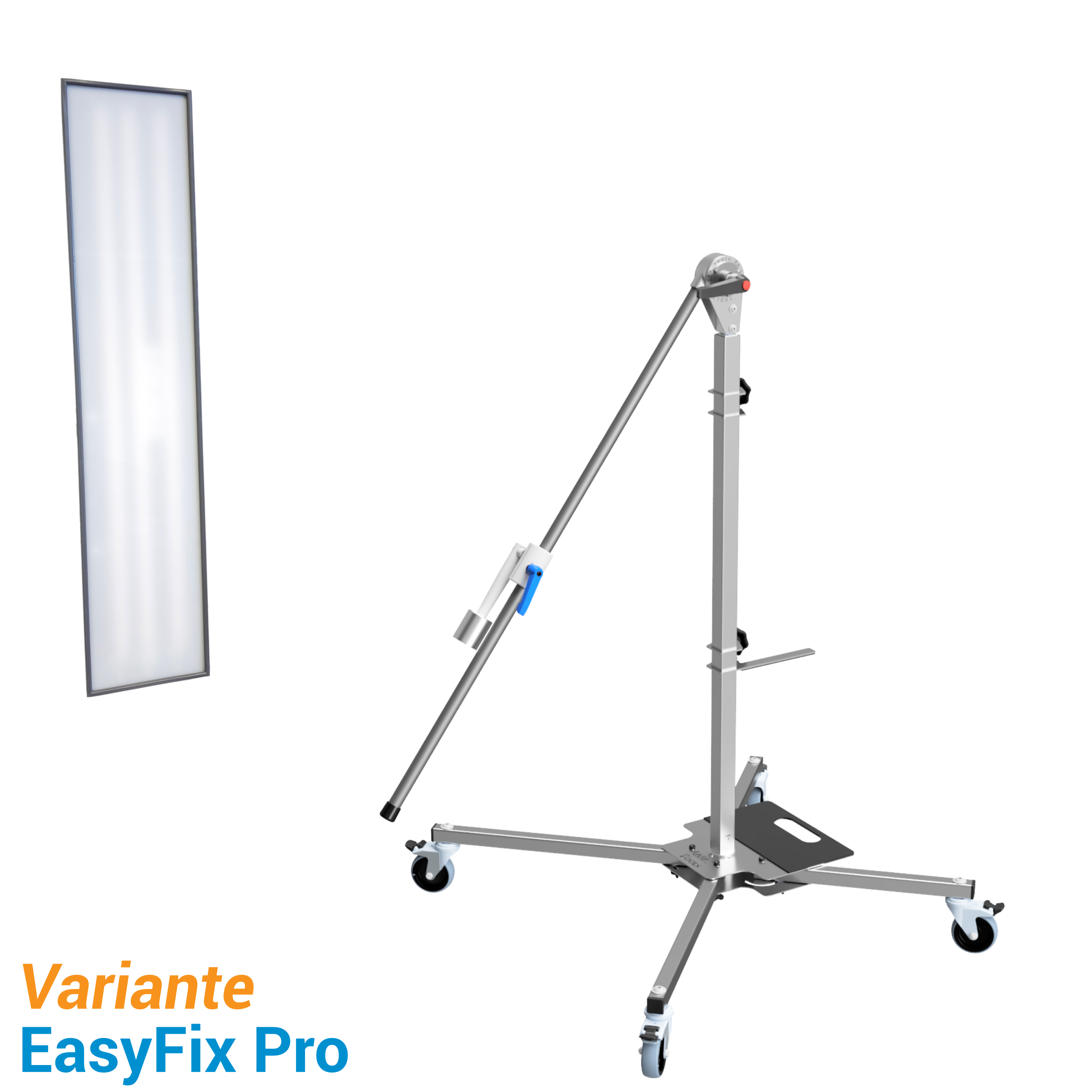 LAKA LED Ausbeullampe Classic L inkl. X-Stativ klappbar