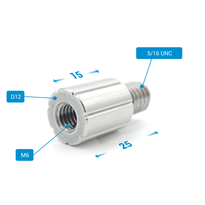 Adaptateur M6 - 5/16 UNC