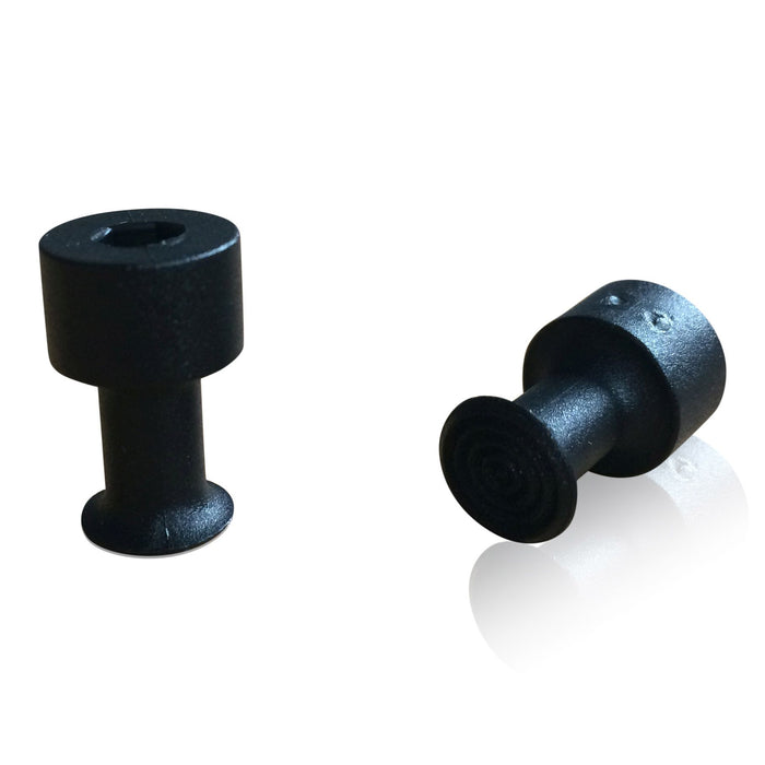 Adhesive adapter black Ø10mm