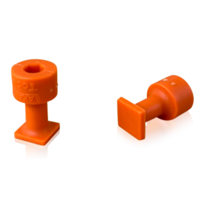Adhesive adapter orange 10x10mm