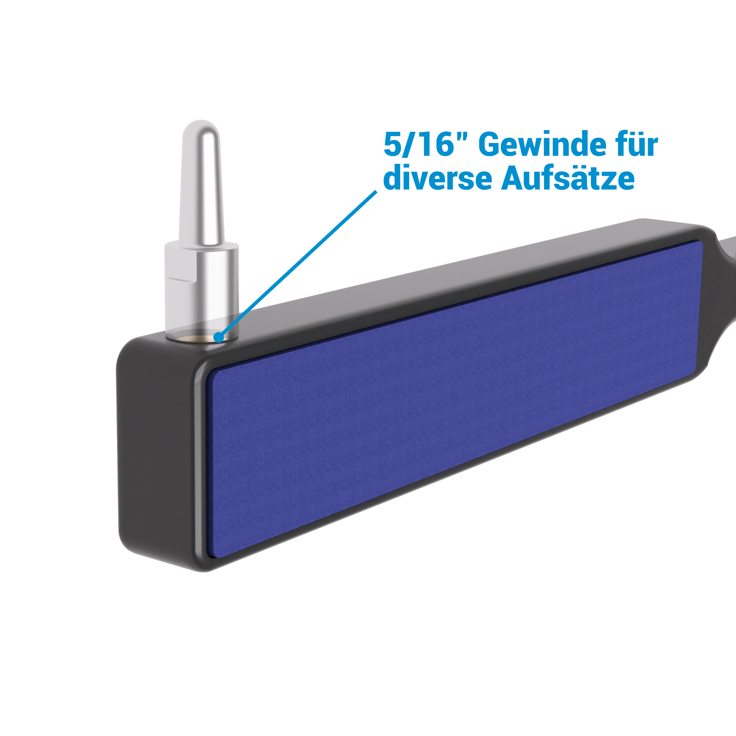 Schlagstück mit Filz und Gewinde
