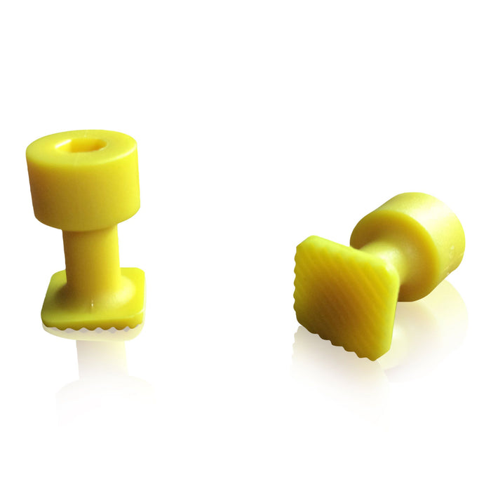 Adhesive adapter yellow 12x12mm