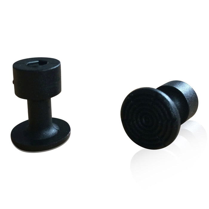 Adhesive adapter black Ø16mm