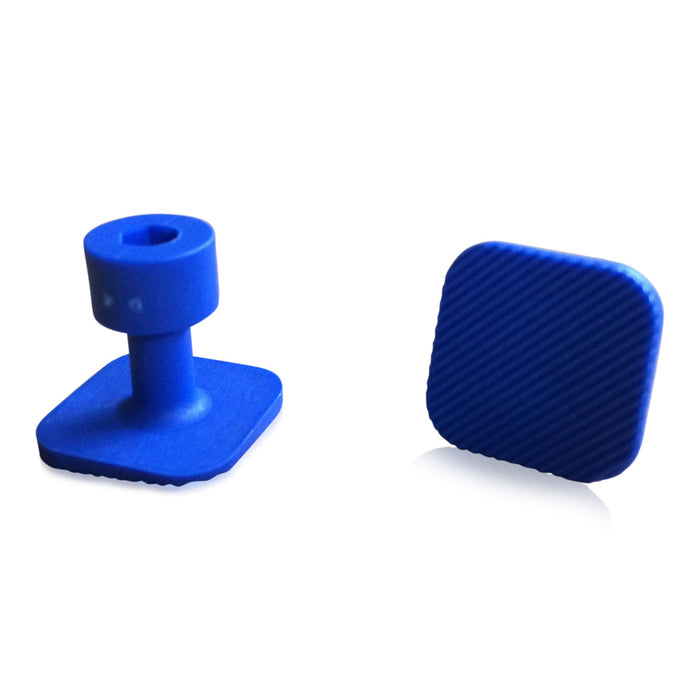 Adhesive adapter blue 21x21mm