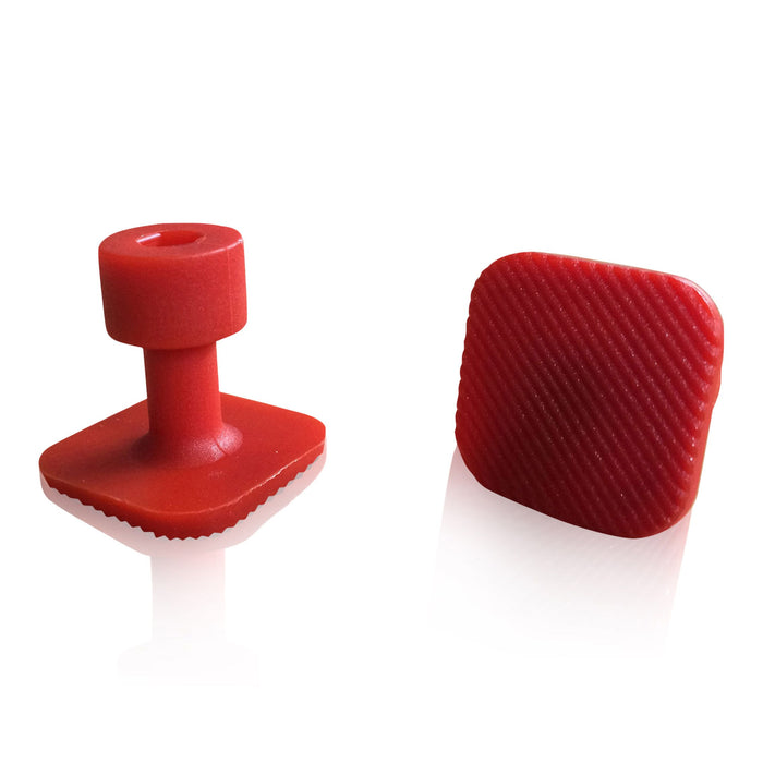 Adhesive adapter red 21x21mm
