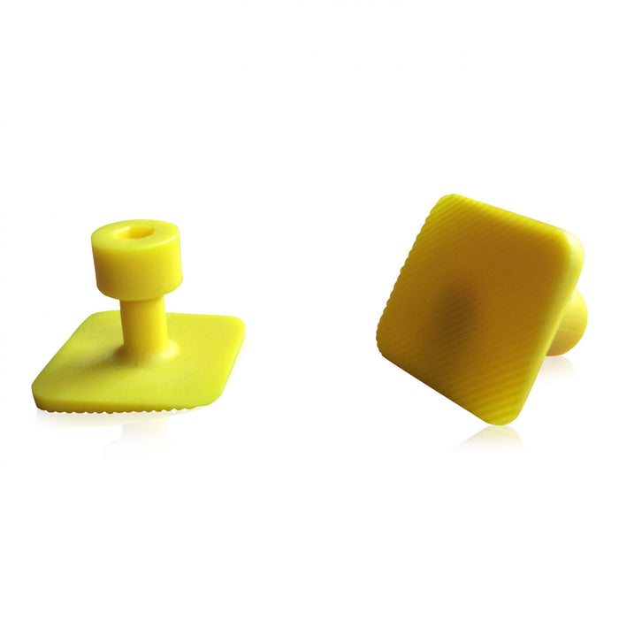 Adhesive adapter yellow 27x27mm