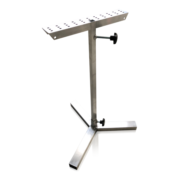 Aluminum stand for small parts