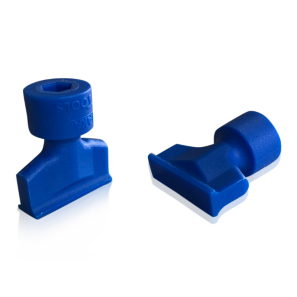 Klebeadapter blau 20x6mm