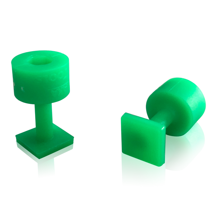 Adhesive adapter green 10x10mm (death center)