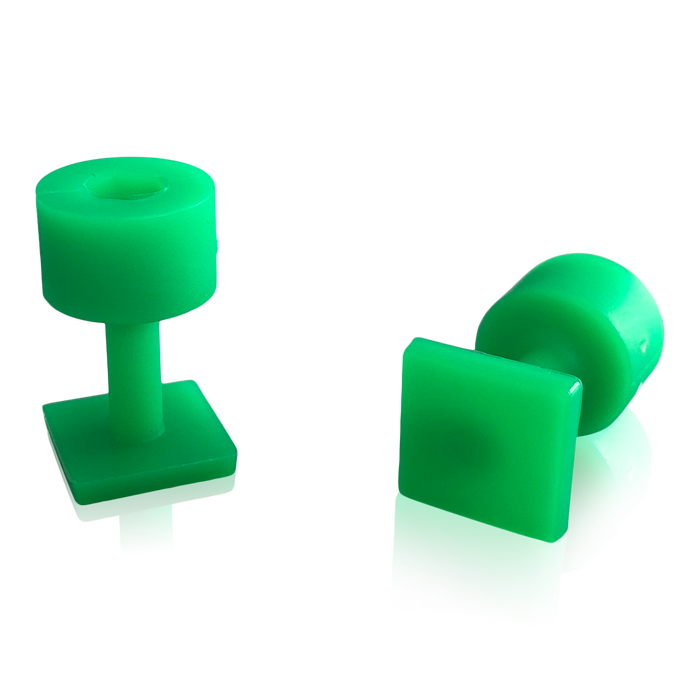 Adhesive adapter green 12x12mm (death center)