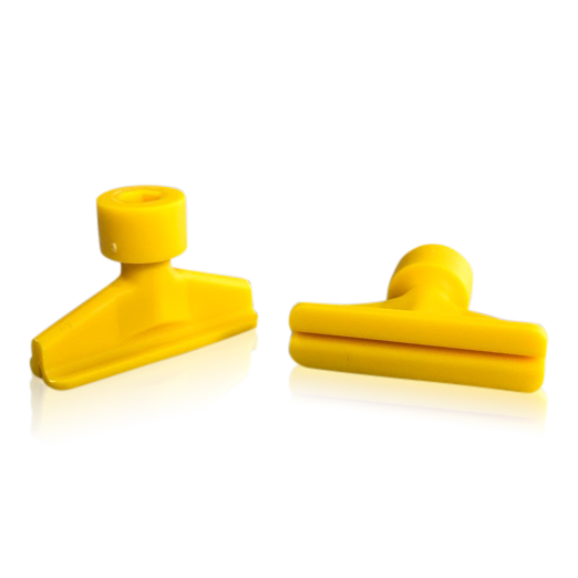 Adattatore adesivo giallo 35x10mm