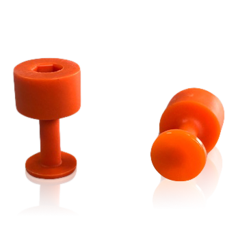 Adhesive adapter orange Ø10mm S