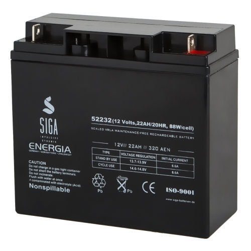 SIGA AGM Batterie 12V/22Ah